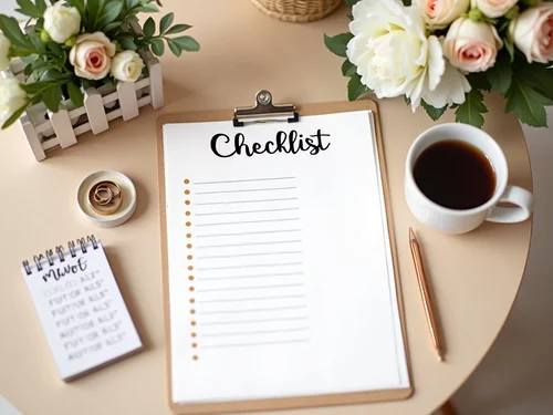 essential checklist for planning a wedding